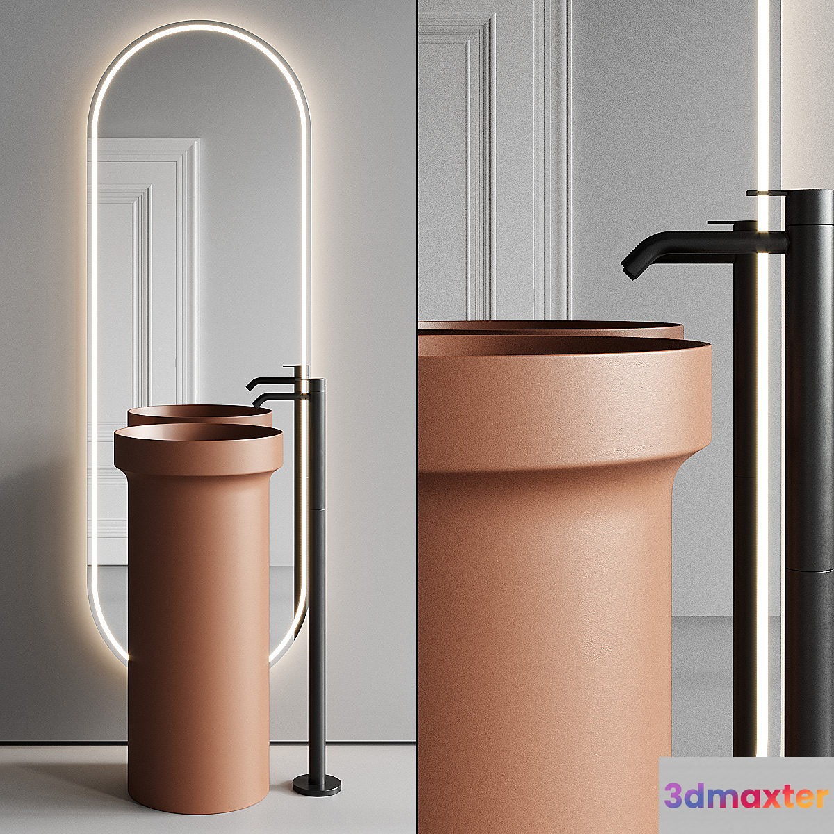 Inbani Arc Vanity Unit Set 1 - No.2