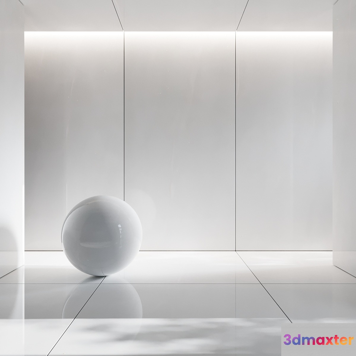 Porcelain tiles Greek Pentelikon - No.2 3D Max