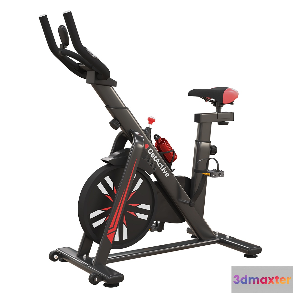 exercise bike 3D Max