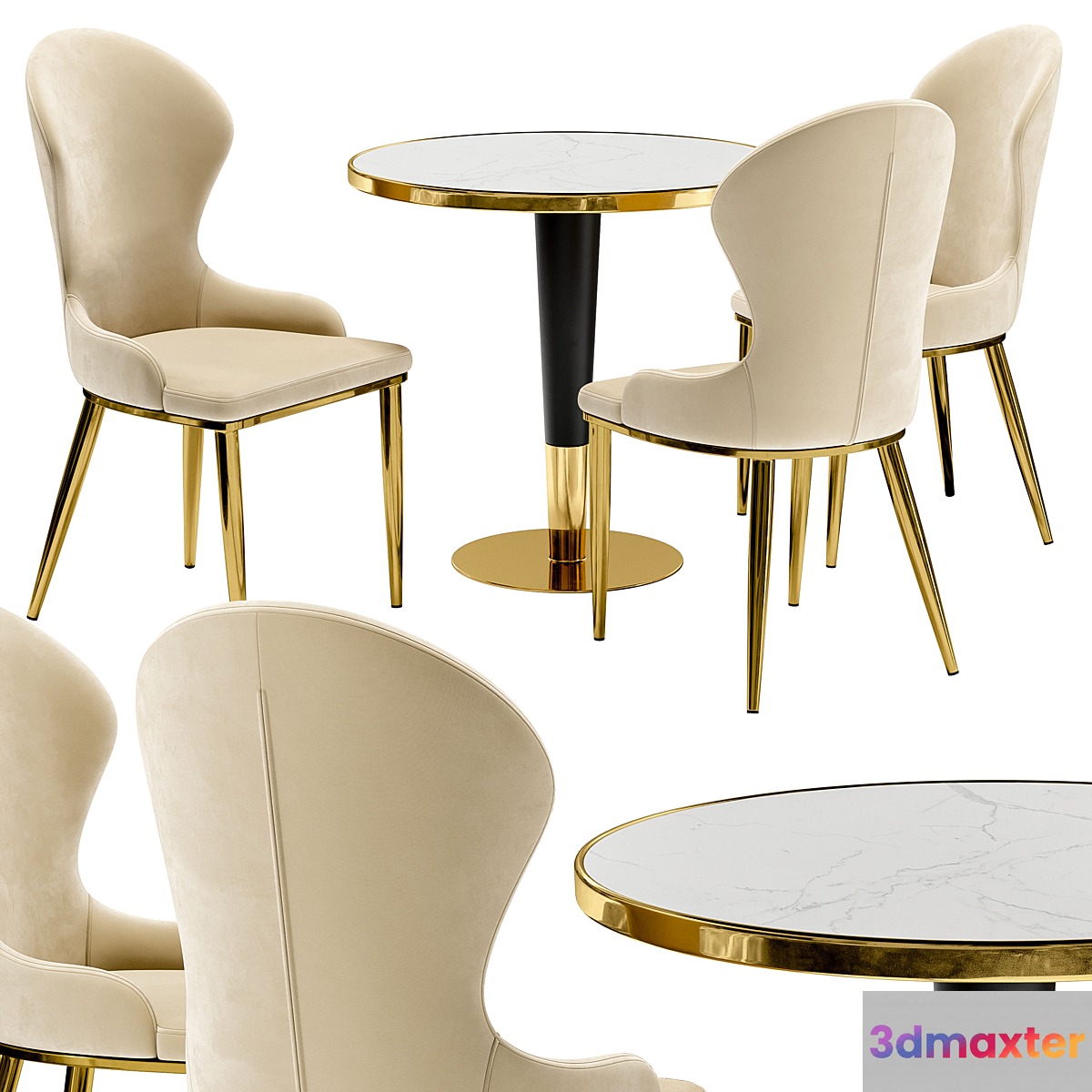 Dining chair Constance and table Madrid