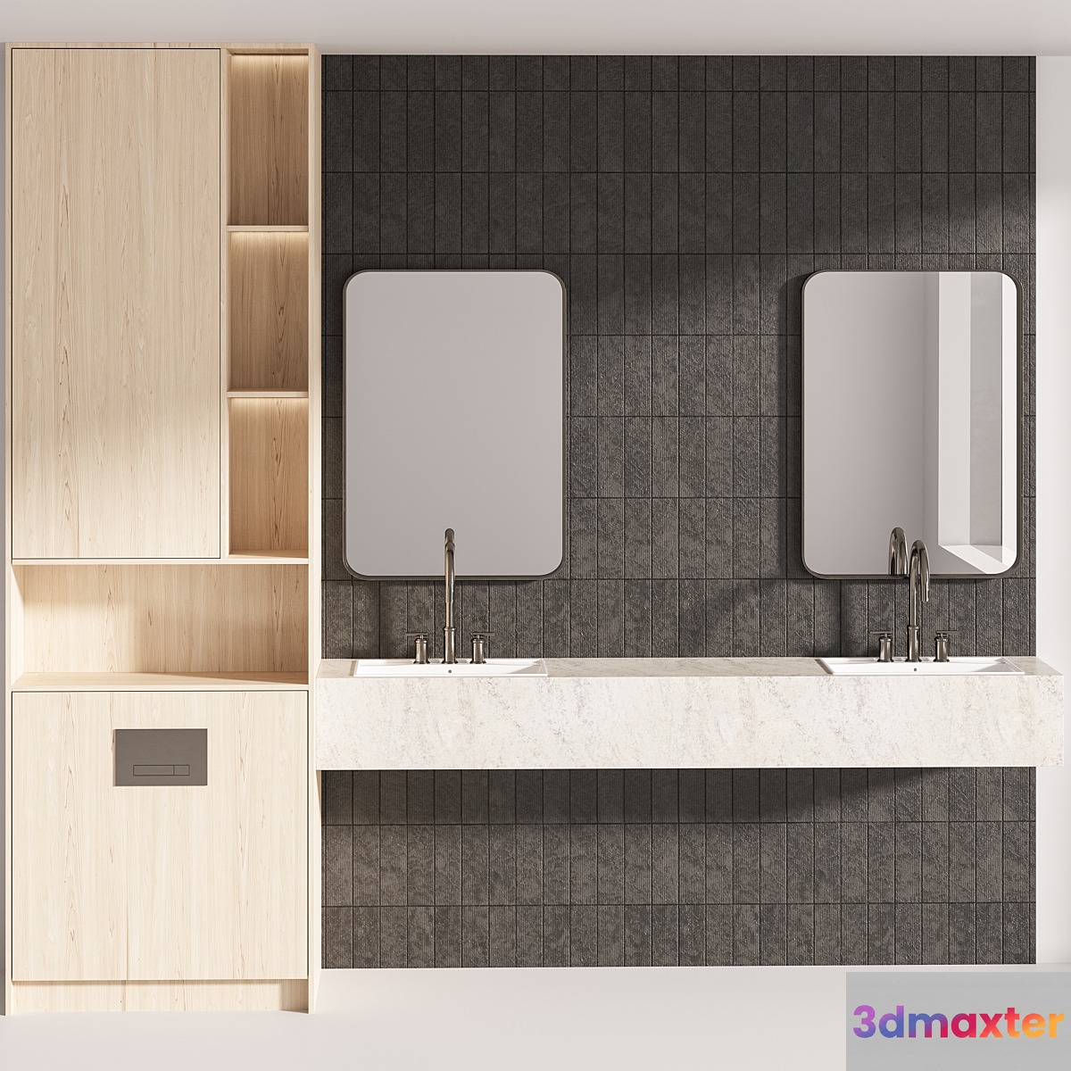 Bathroom Furniture 08 - No.2 3D Max