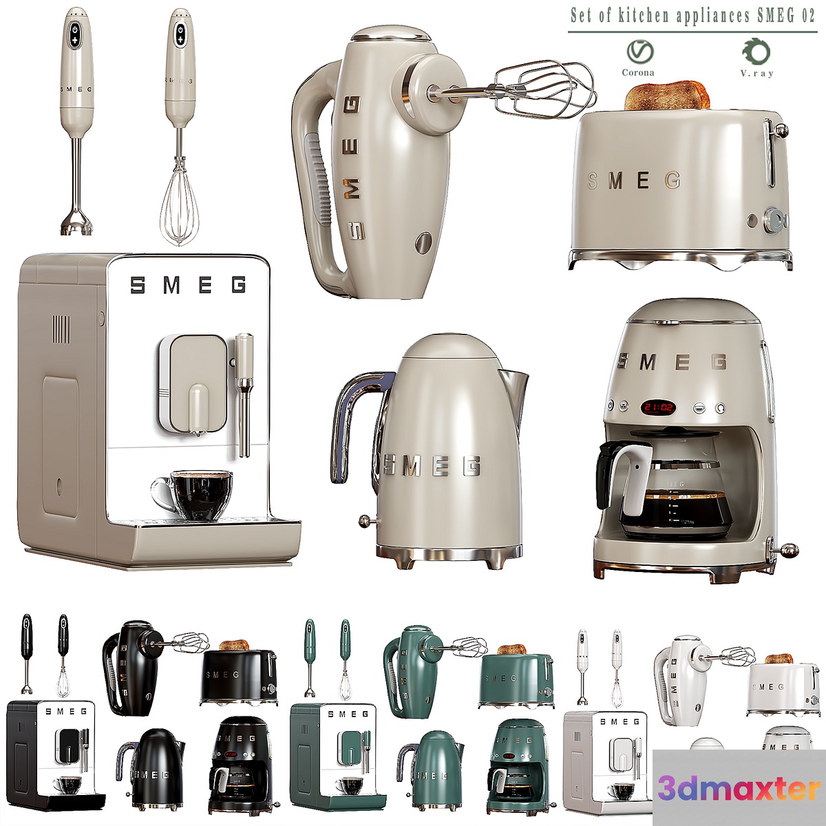Set of kitchen appliances SMEG 02 - No.3