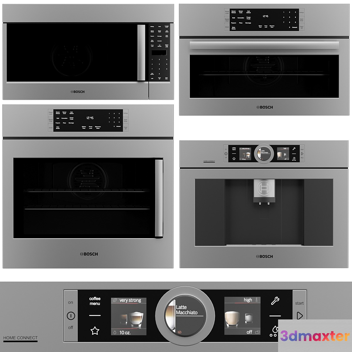 BOSCH kitchen appliance set - No.2 3D Max
