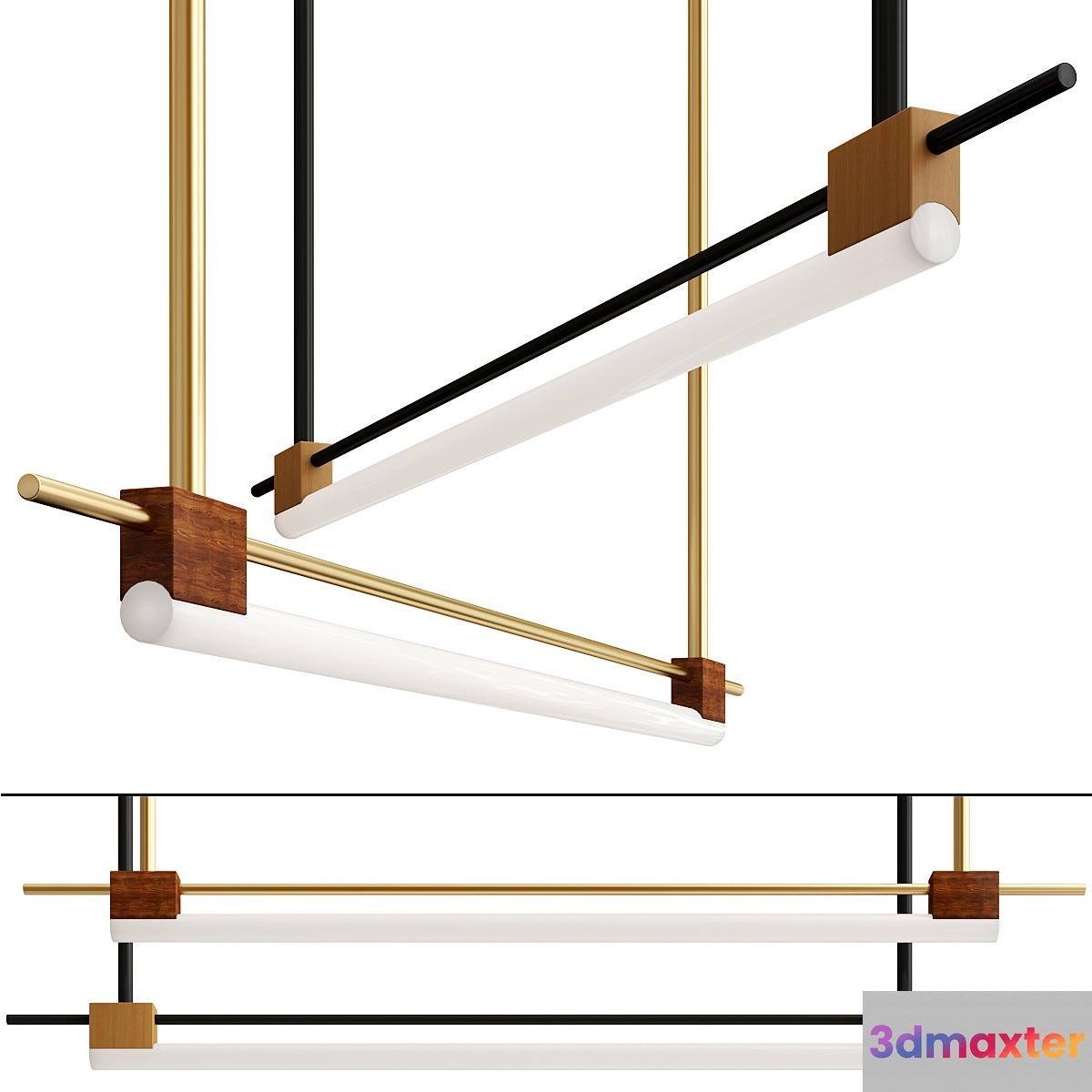 TUBUS PENDANT LIGHT by Contain 3D Max