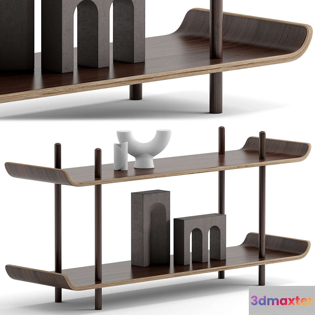Double Demi Shelf