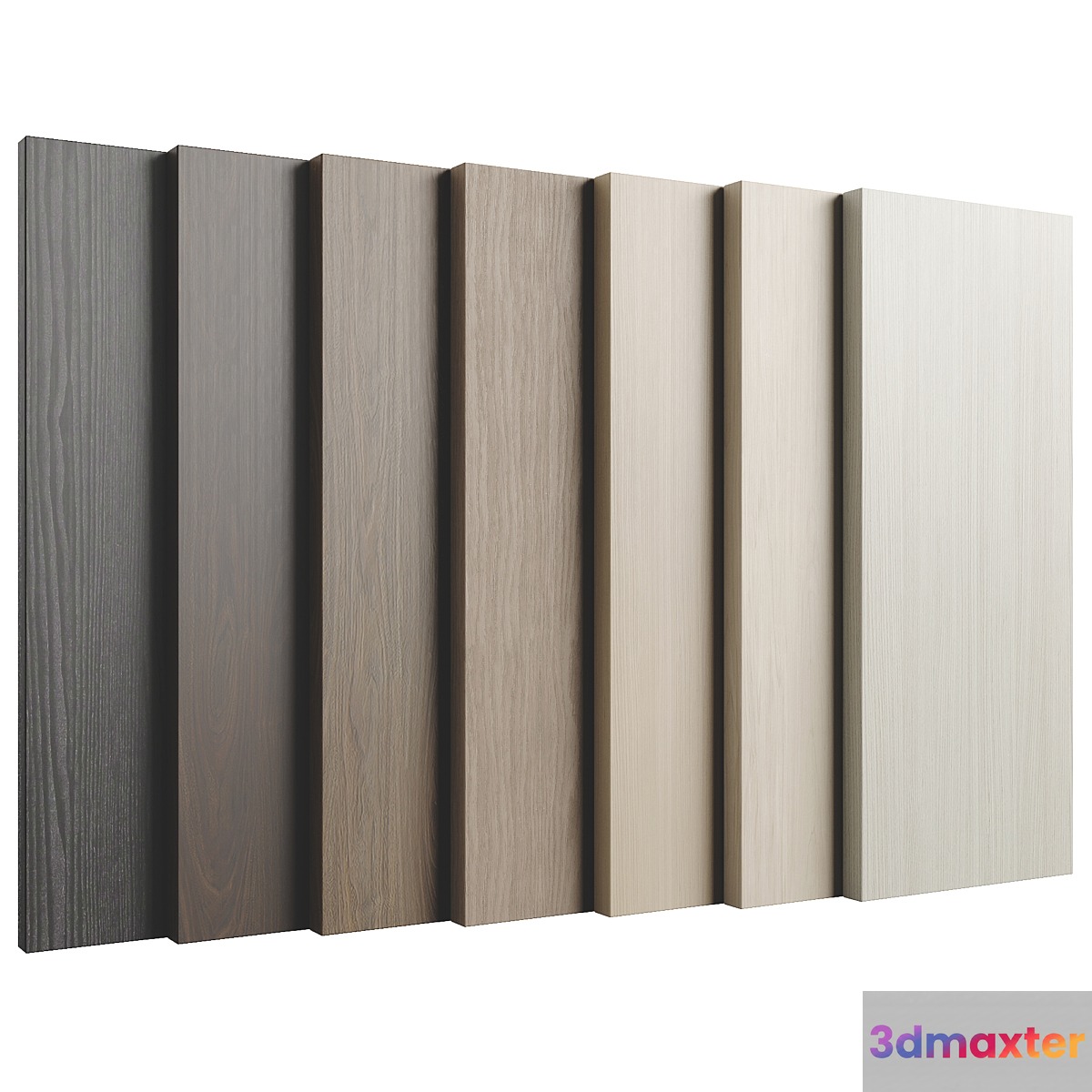 Wood Materials Collection LuxLucia Casa - 7 Colors - No.2 3D Max