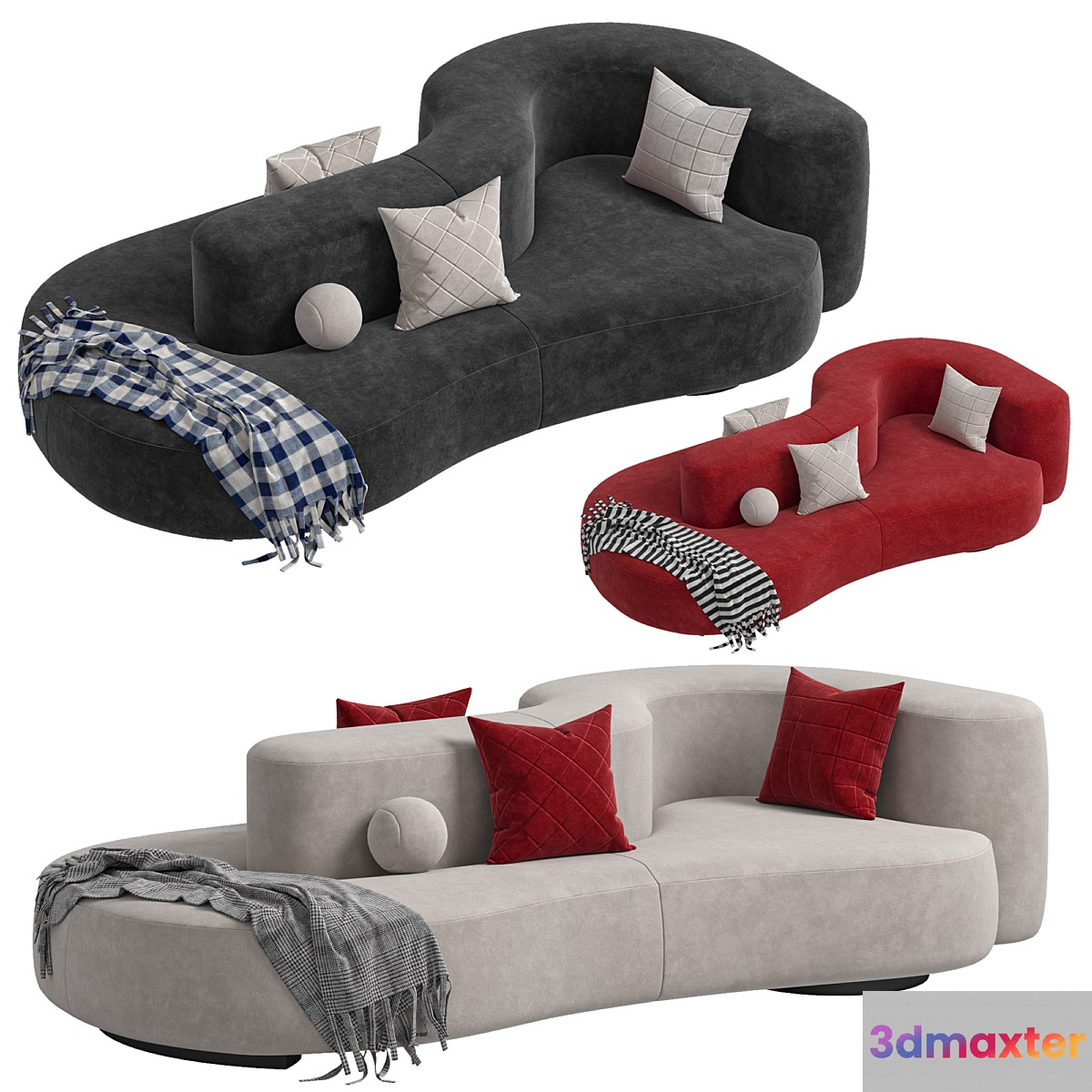 Kay Sofa - No.4 3D Max