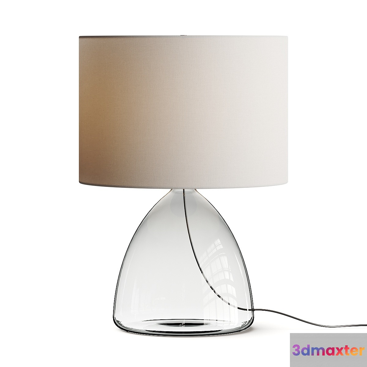 Pottery Barn Ansel Glass Table Lamp