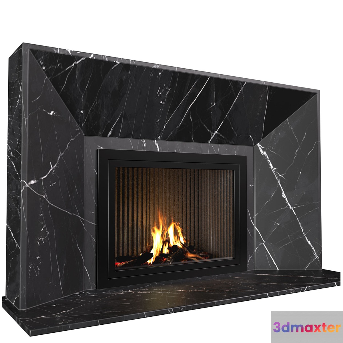 Marble Fireplace in Art Deco style. Marble Fireplace modern ArtDeco