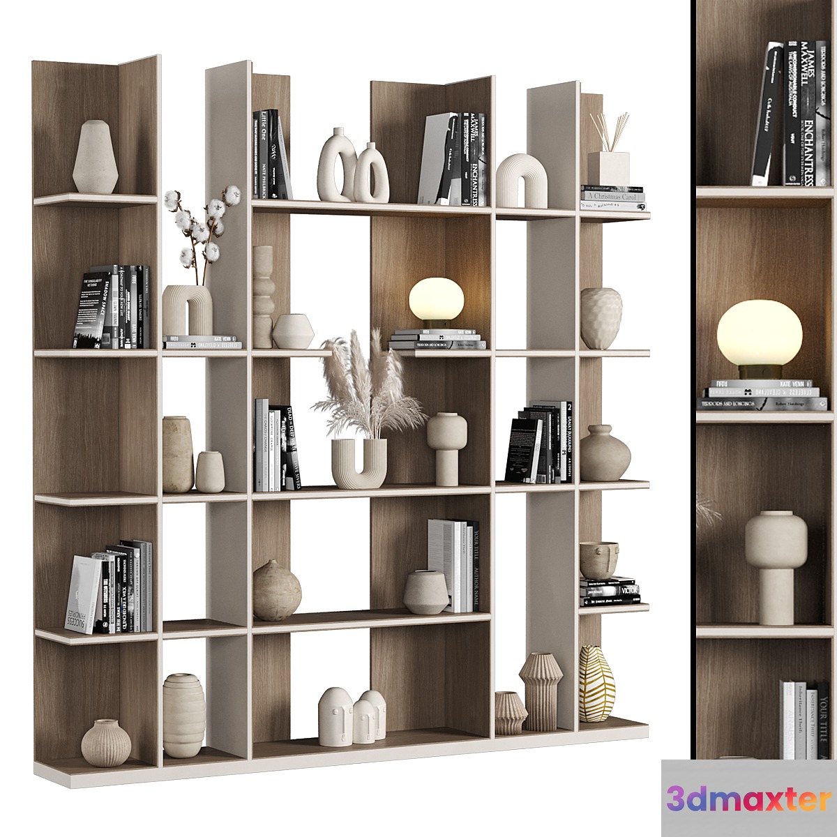 Cabinet with shelves_032 3D Max