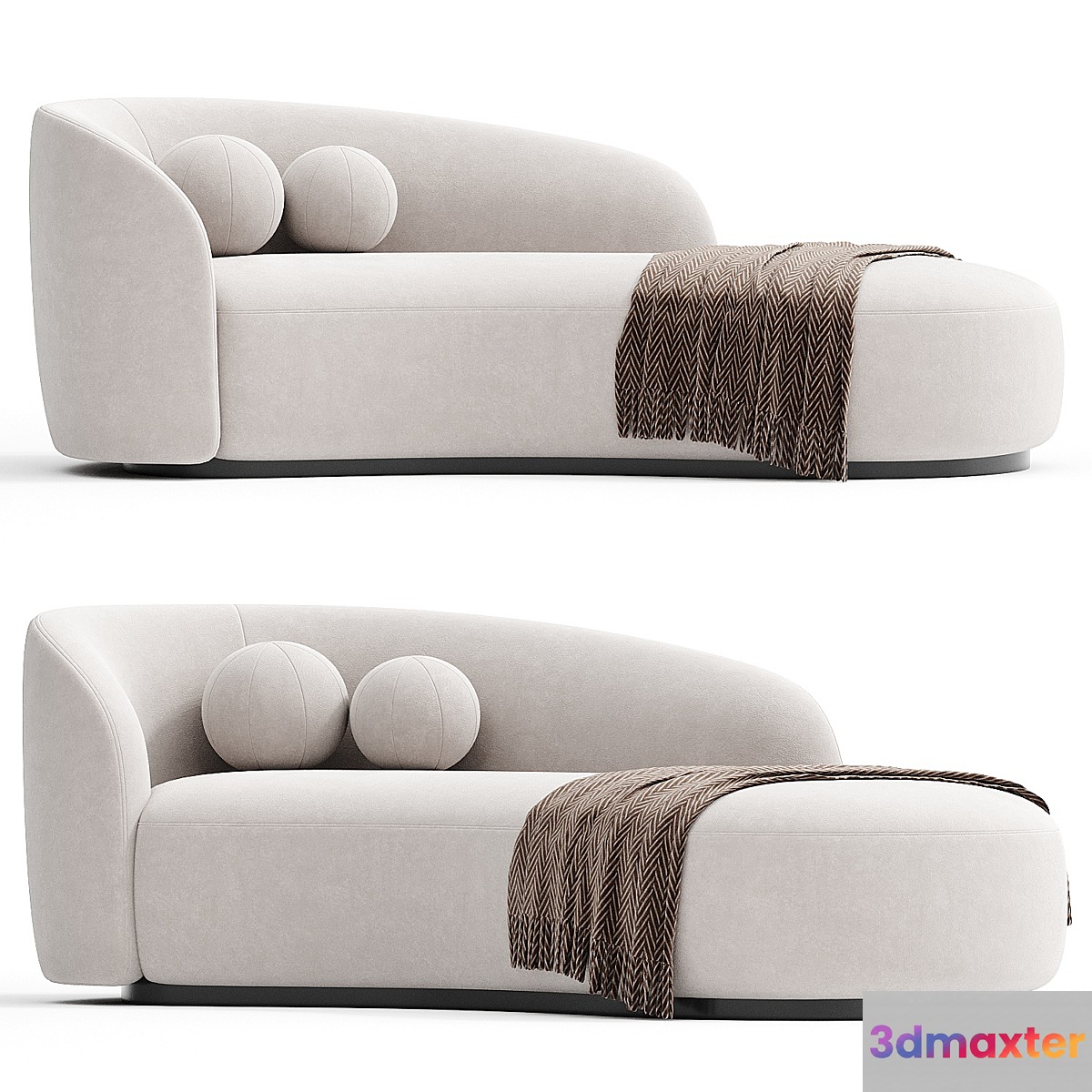Modern Curved Sofa | Eichholtz Bernd 3D Max