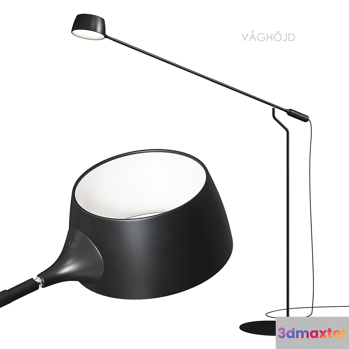 Ikea VAGHOJD LED floor lamp
