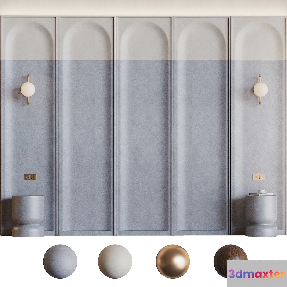 Decorative 3D panel 004