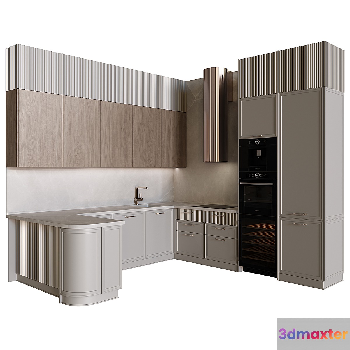 Neoclassical kitchen 30