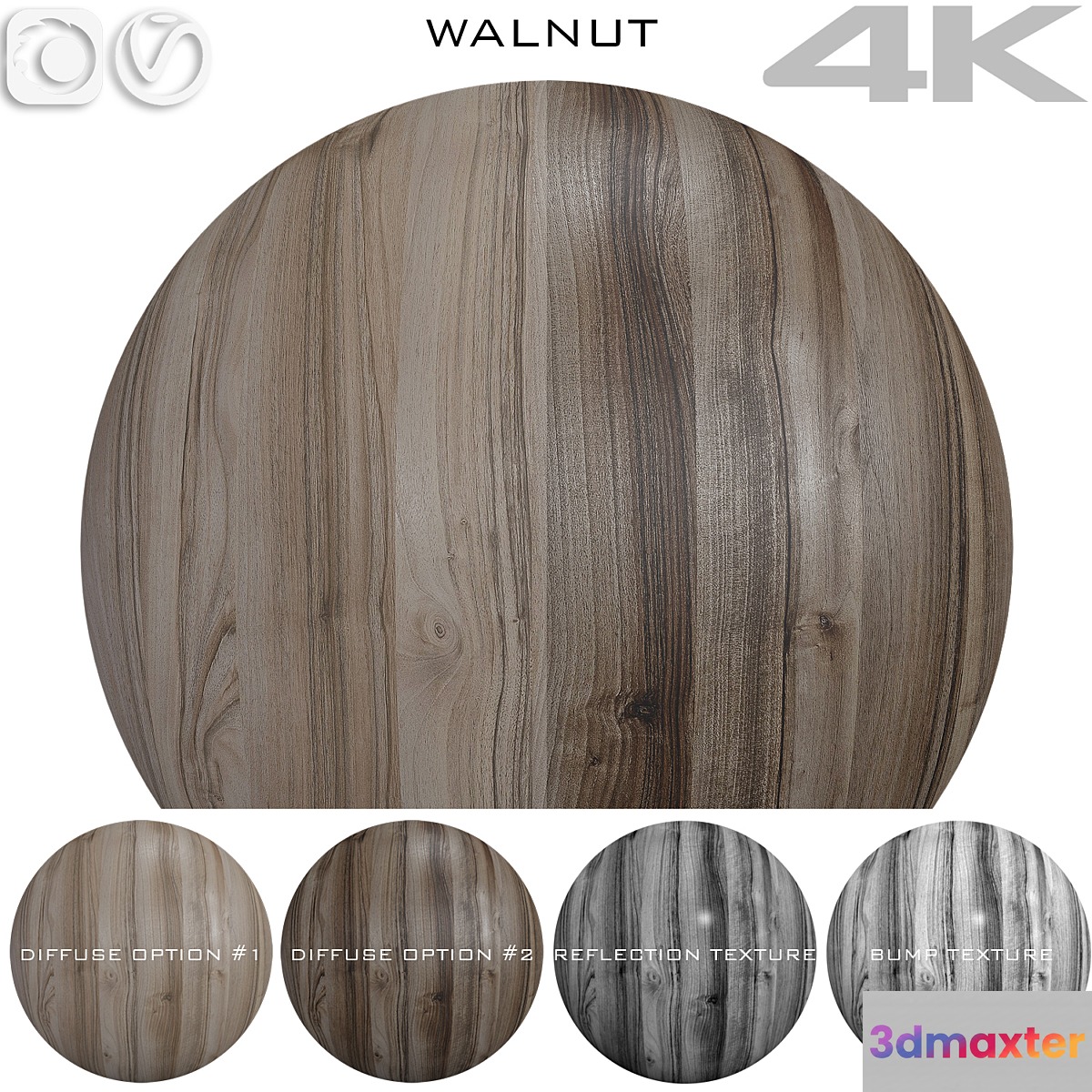 Texture Walnut №6