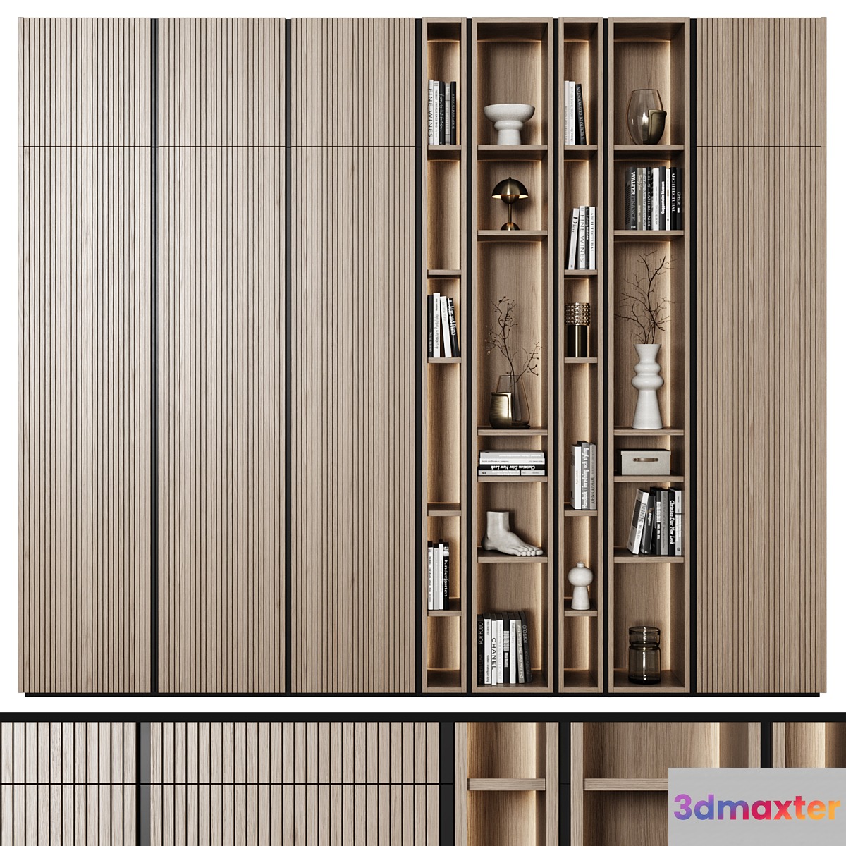 Modular cabinets in modern style 70 3D Max