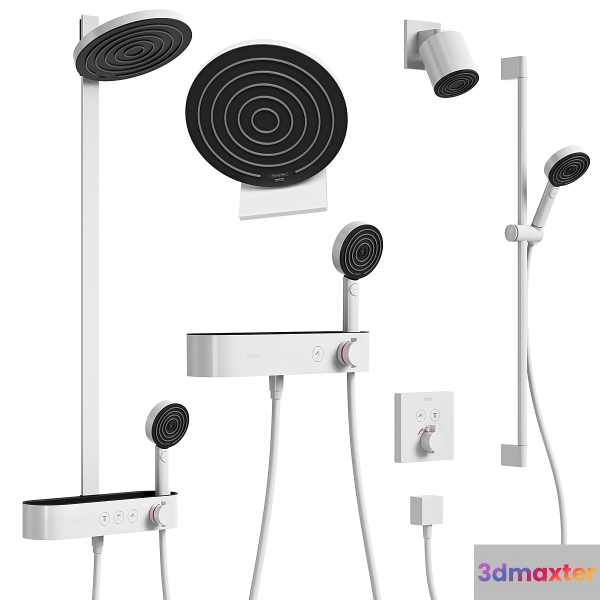 Hansgrohe Pulsify 3D Max