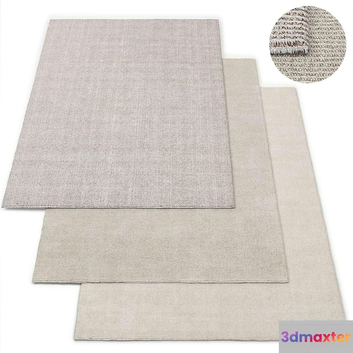 Kala Handwoven Rug Restoration Hardware 3D Max