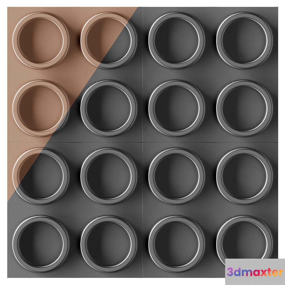 3d panel RINGS - No.2