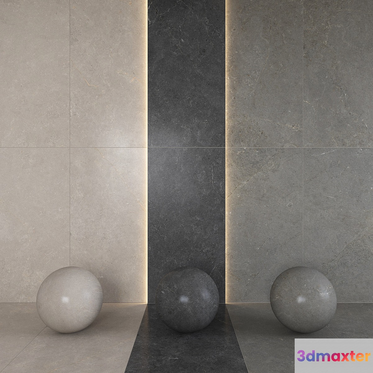 Porcelanosa Stein 3D Max