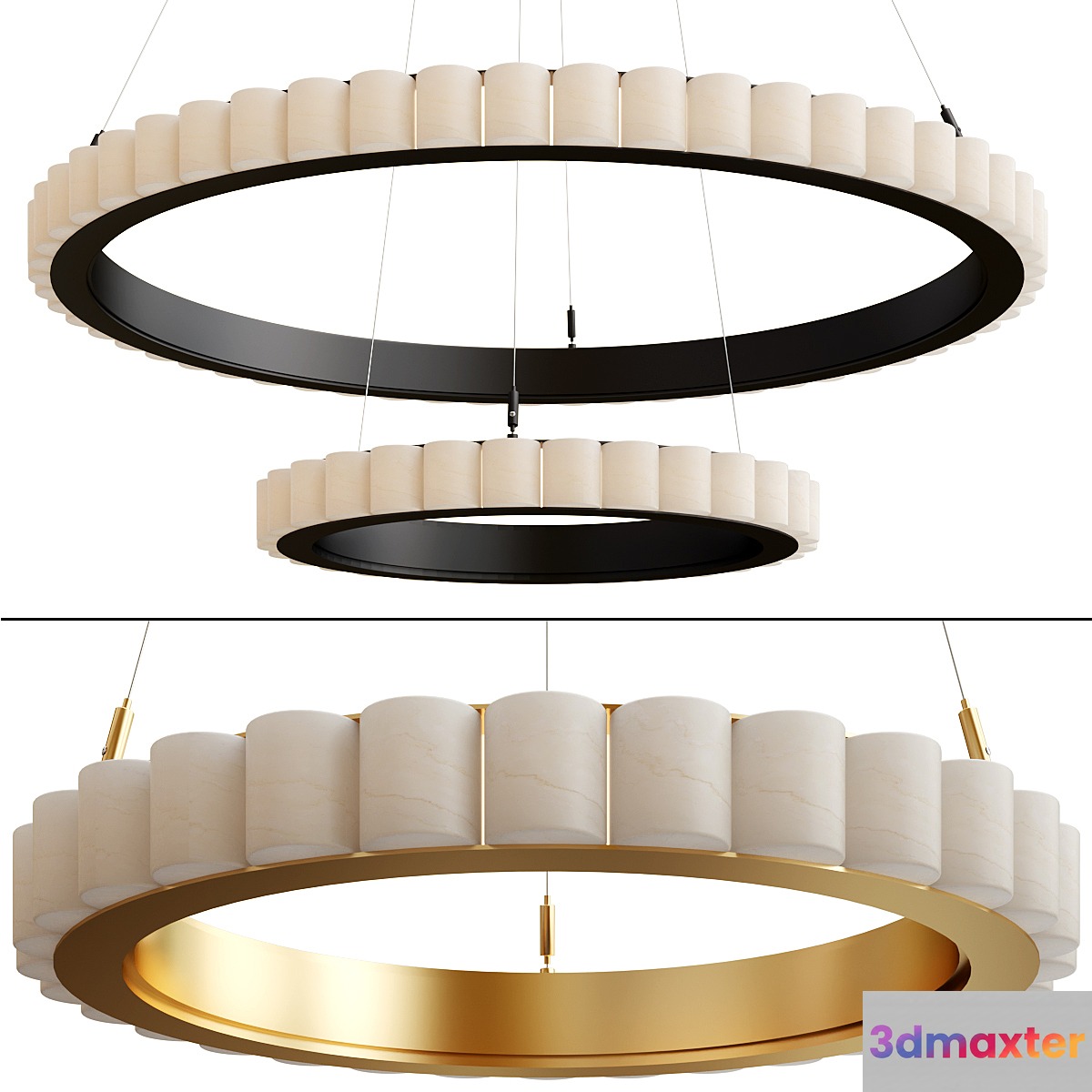 AVALON chandelier collection 3D Max