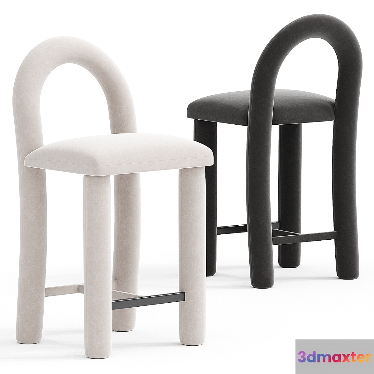 Temi Counter Chair - No.2 3D Max