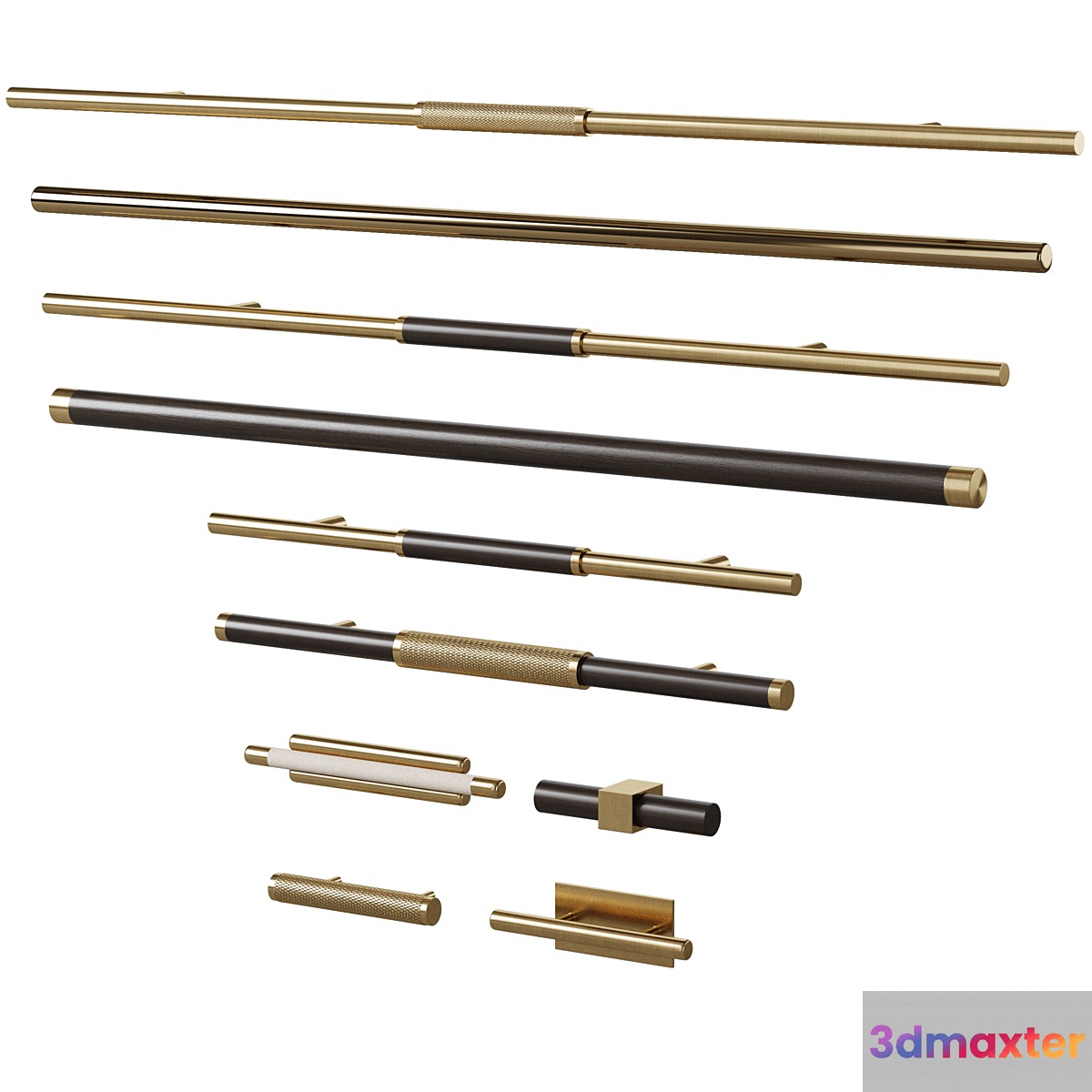 Set Furniture handles by Frato 3D Max