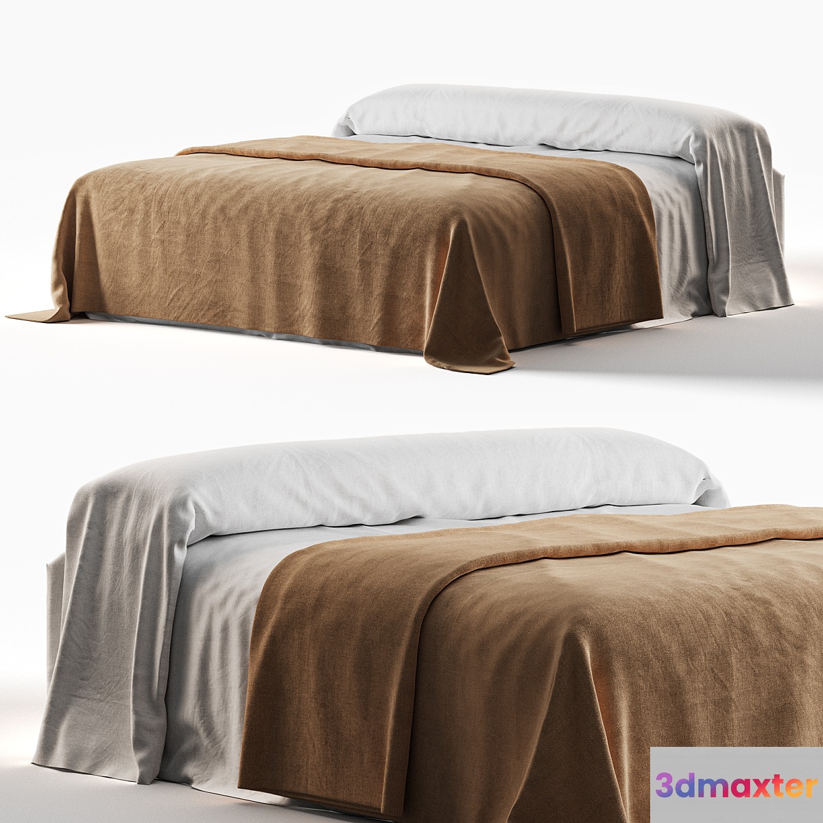 Bed linen zara home 12 3D Max