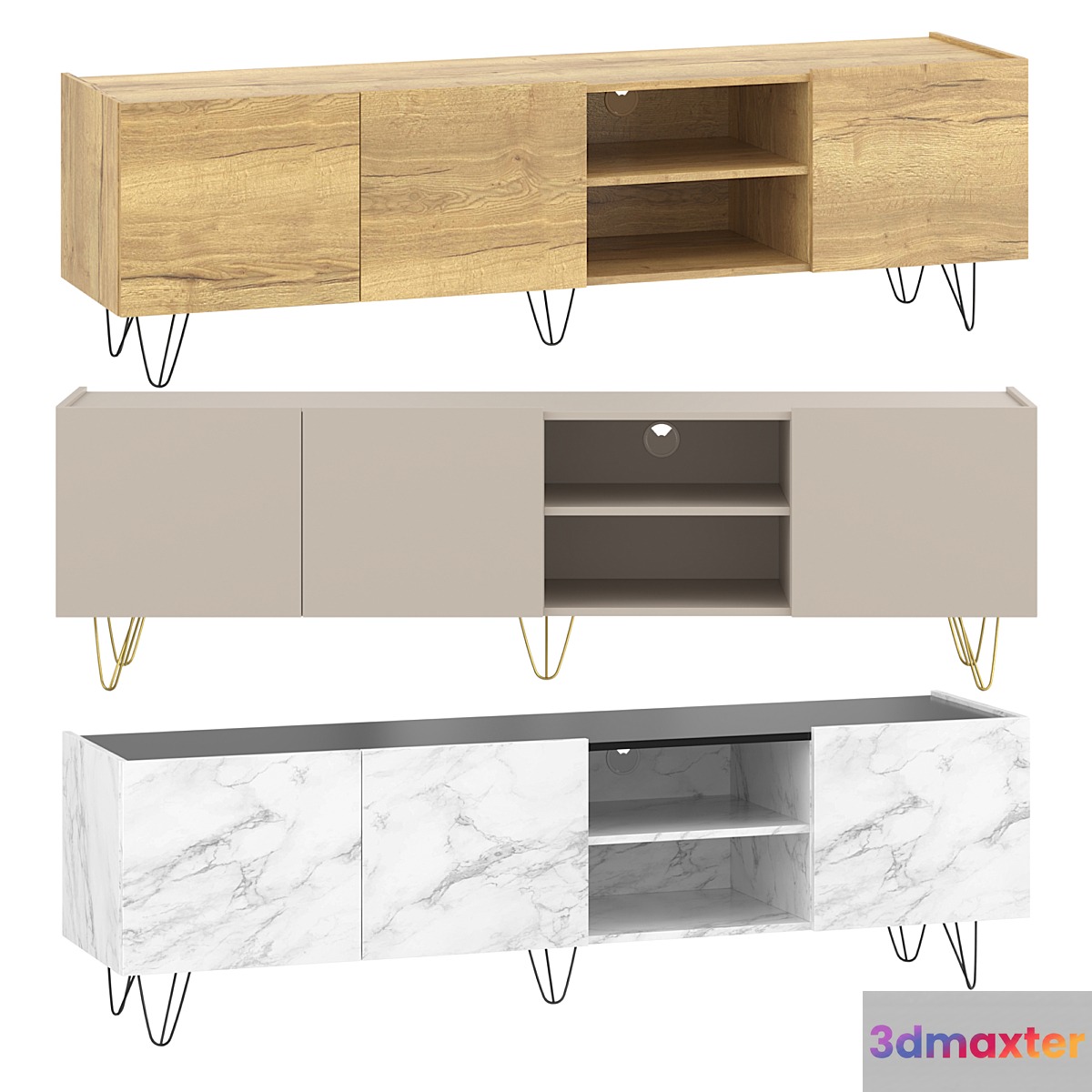 TV cabinet Leman-2 3D Max