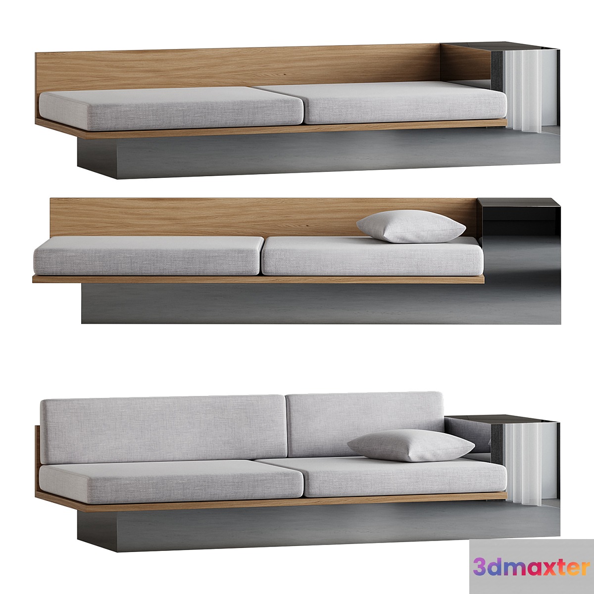 Levitate daybed_sofa Studiotwentyseven by Anne Boysen - No.2 3D Max