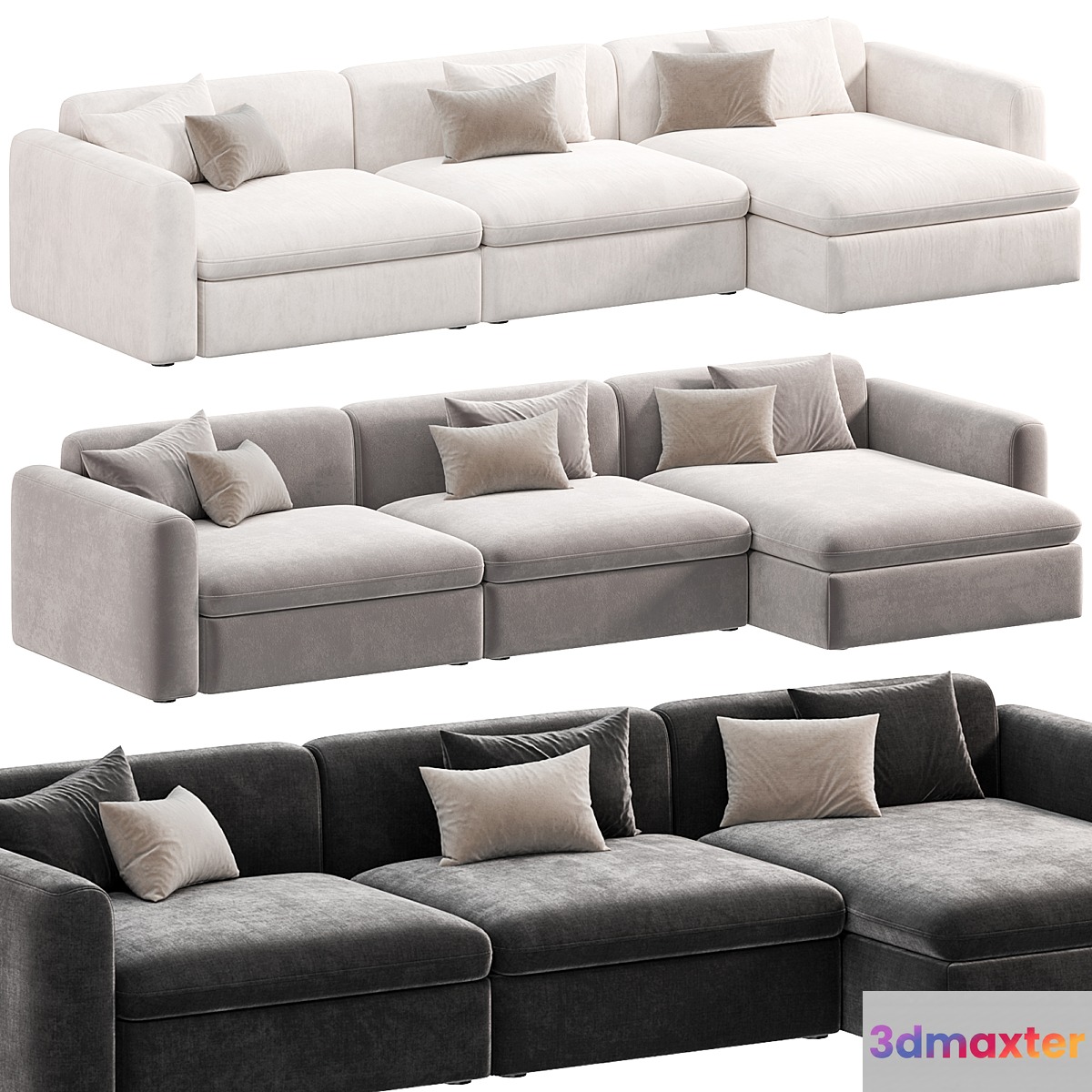BOTERO SOFA by Casamilano 3 sofas 3D Max