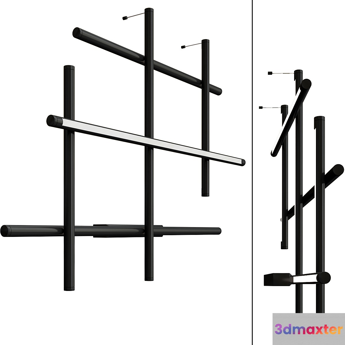 HILOW wall lamp By PANZERI 3D Max