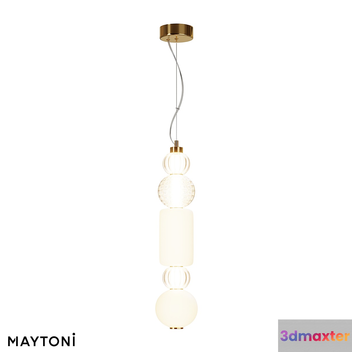 Pendant lamp Collar P069PL-L35G3K 3D Max