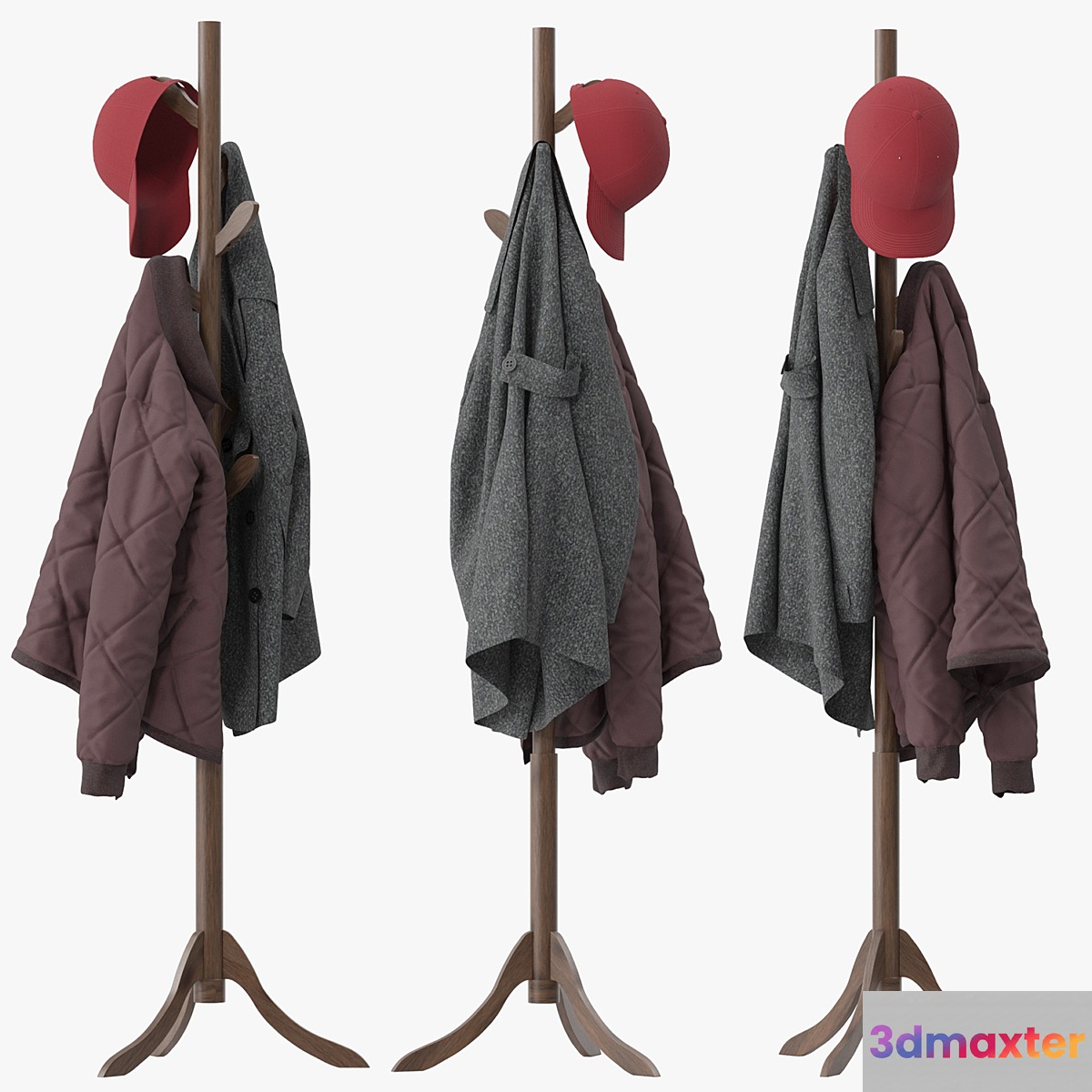 Coat Rack 8 Hooks - No.2