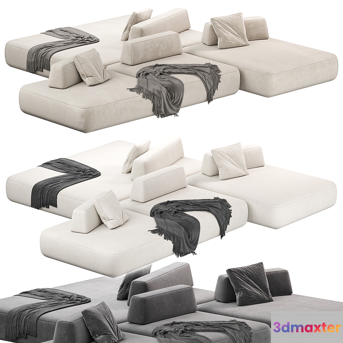 BOCA TOMMY Sofa 3D Max