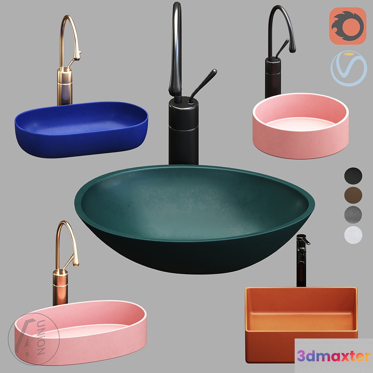 Set FOCUS 4Union.ru 3D Max