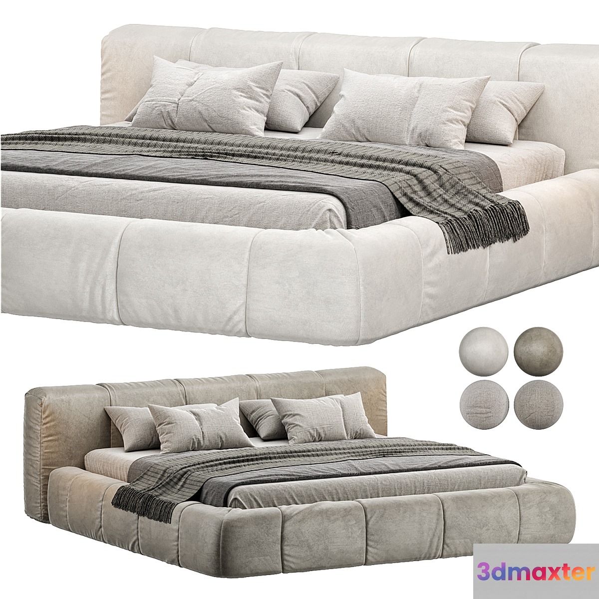 Saba Italia Pixel Bed - No.8