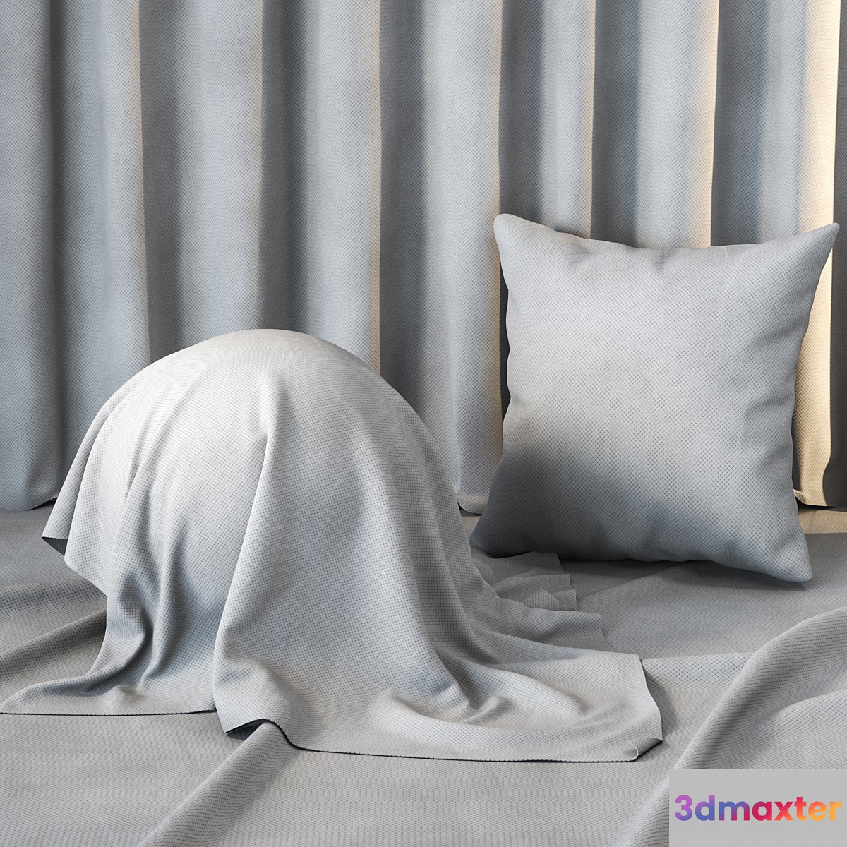 Cotton Fabric Texture 4K - Seamless - 2 Color 3D Max