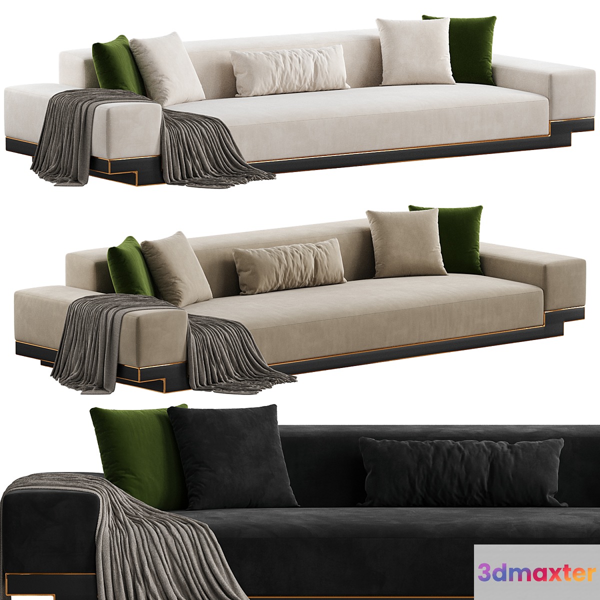 Sofa FLAMBOYANT 3D Max