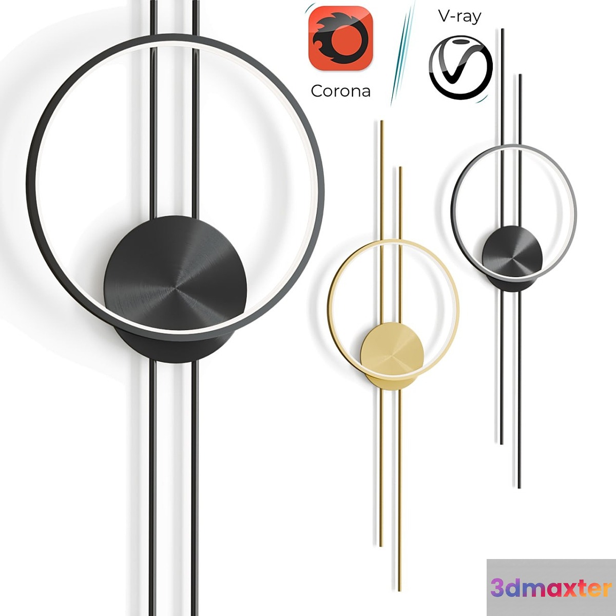 ACTION Wall Lamp by Lampatron 3D Max