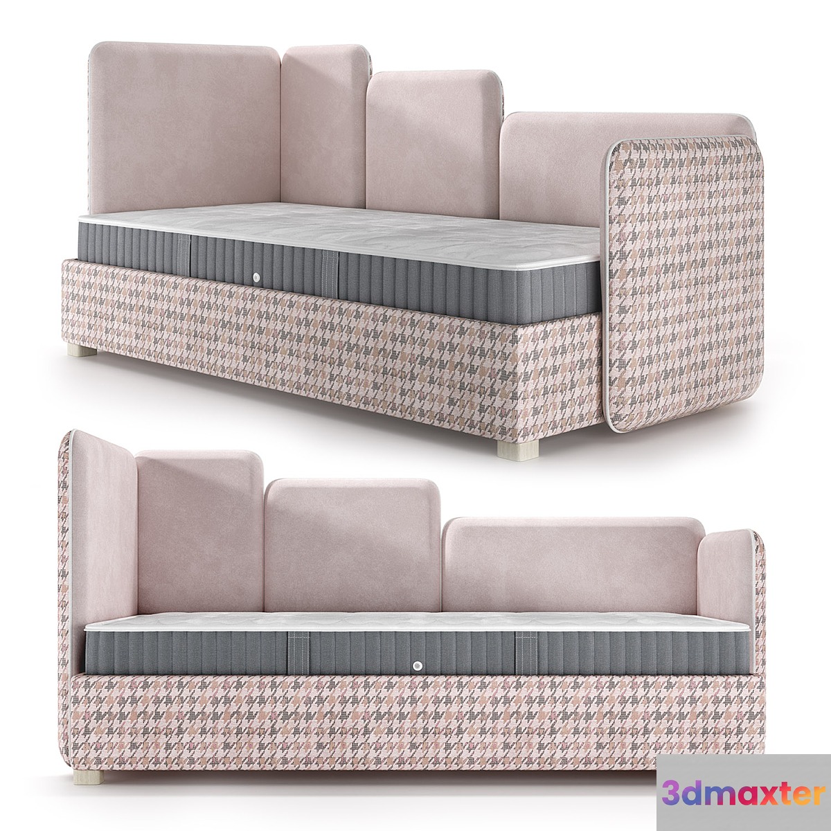 Child_Teenage_Adult bed Level-01-Salon-05 3D Max
