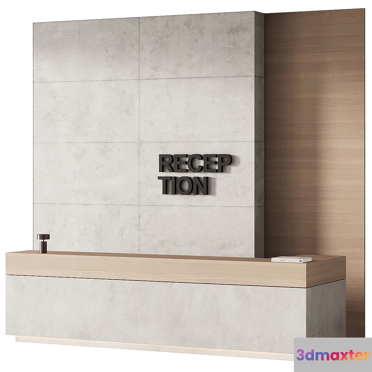 253 office furniture 12 reception desk 07 - No.2 3D Max