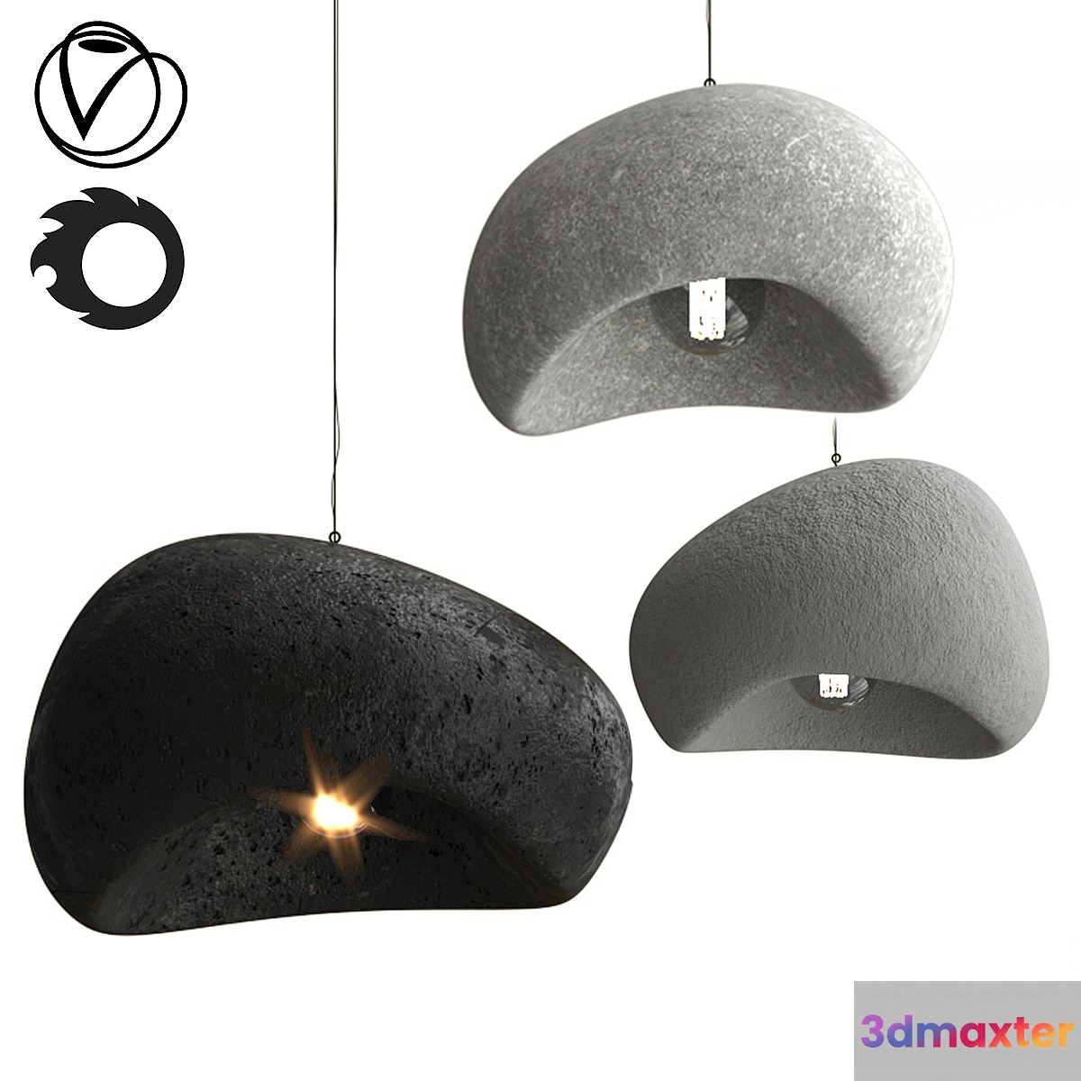 Khmara Pendant Lamp Collection 3D Max