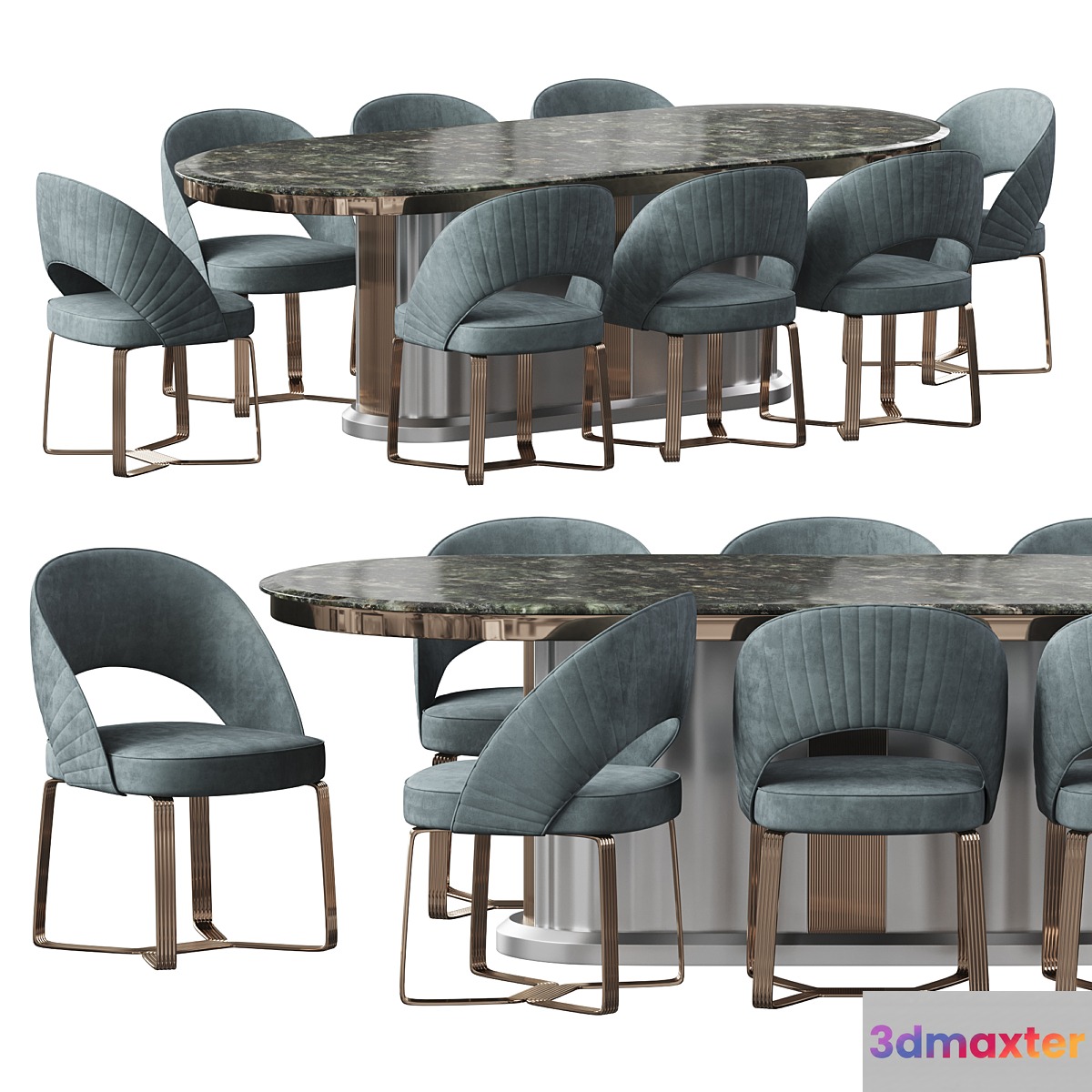 Etra dining table and chairs
