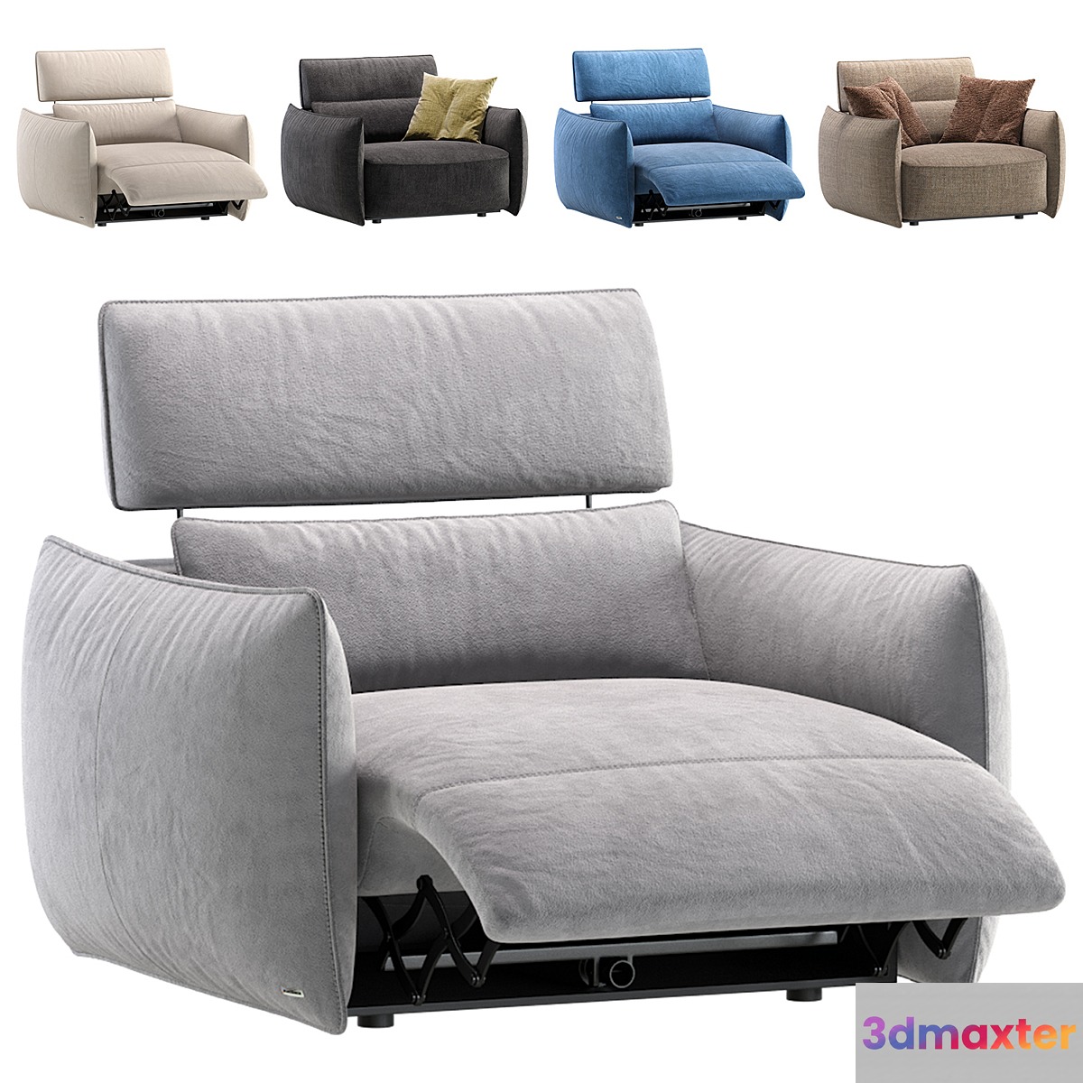Armchair Stupore C027 By Natuzzi Editions