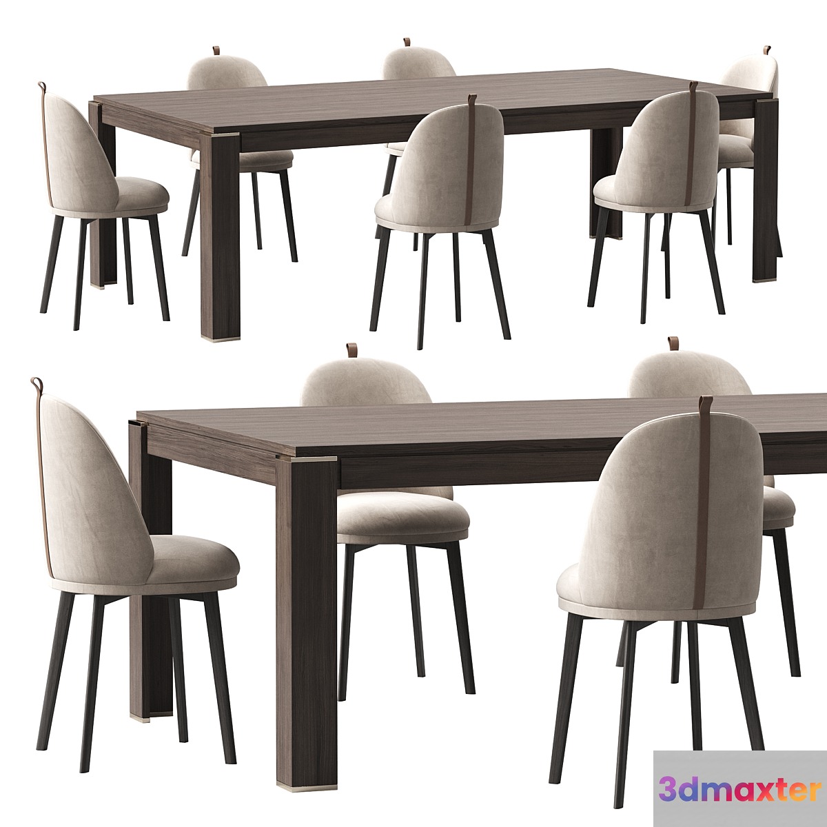 Table with chairs BUDA by LASKASAS