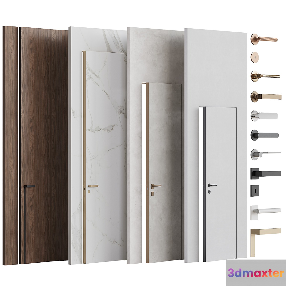 Planum PRO concealed doors with frame and fittings - No.2