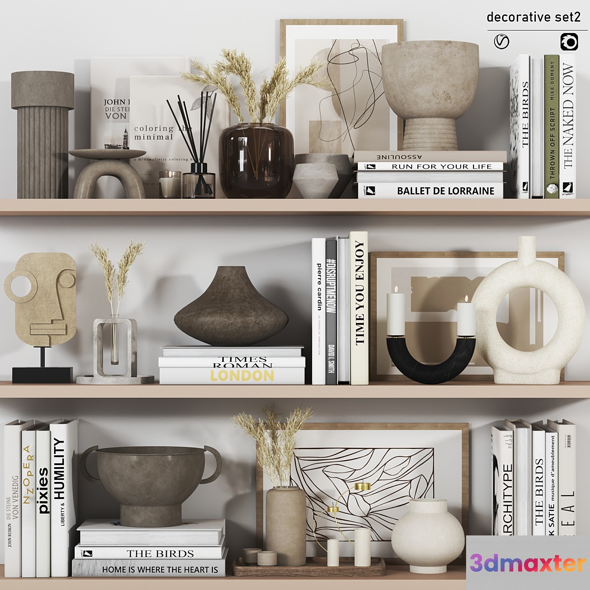 decorative set Vol 2 3D Max
