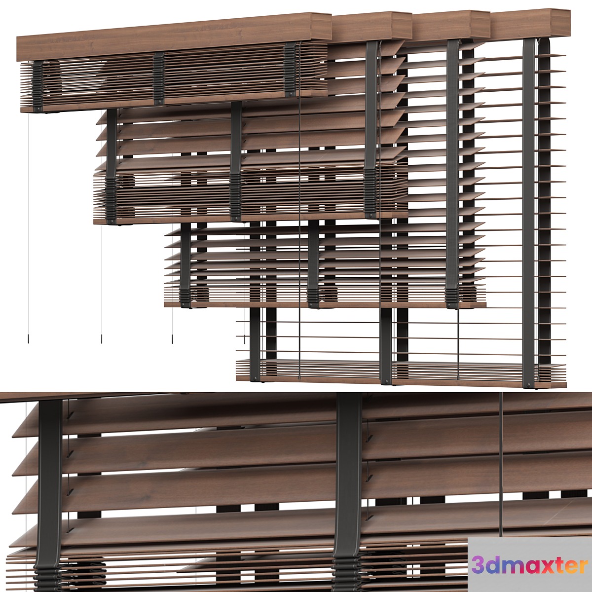 wooden blind vol 05 3D Max