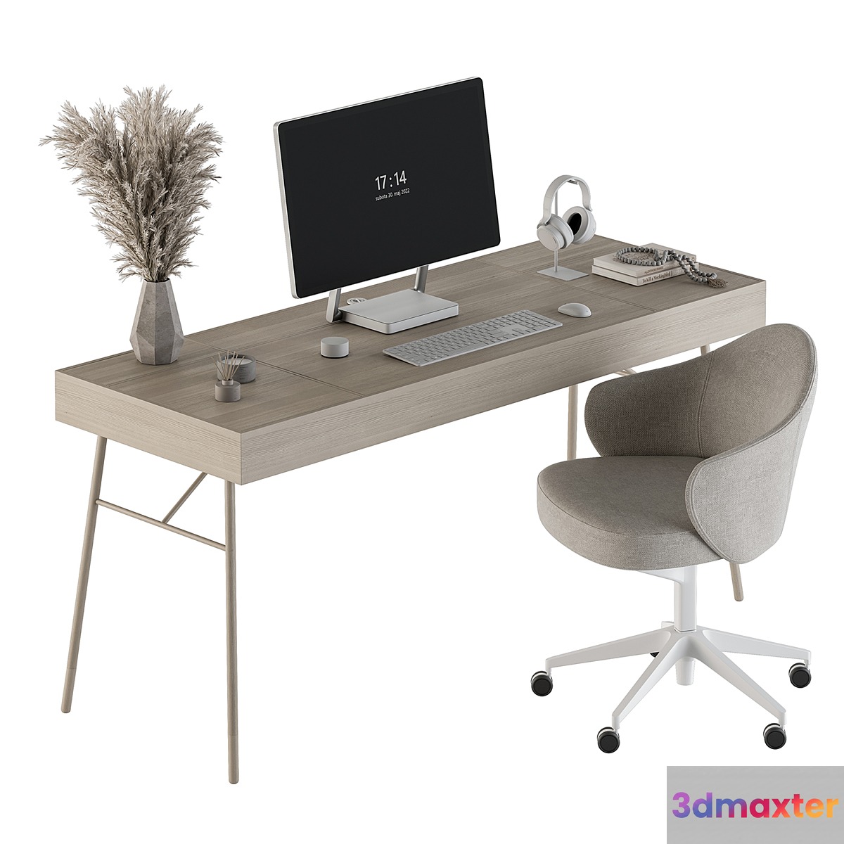 Boss Desk - Office Furniture 423 3D Max
